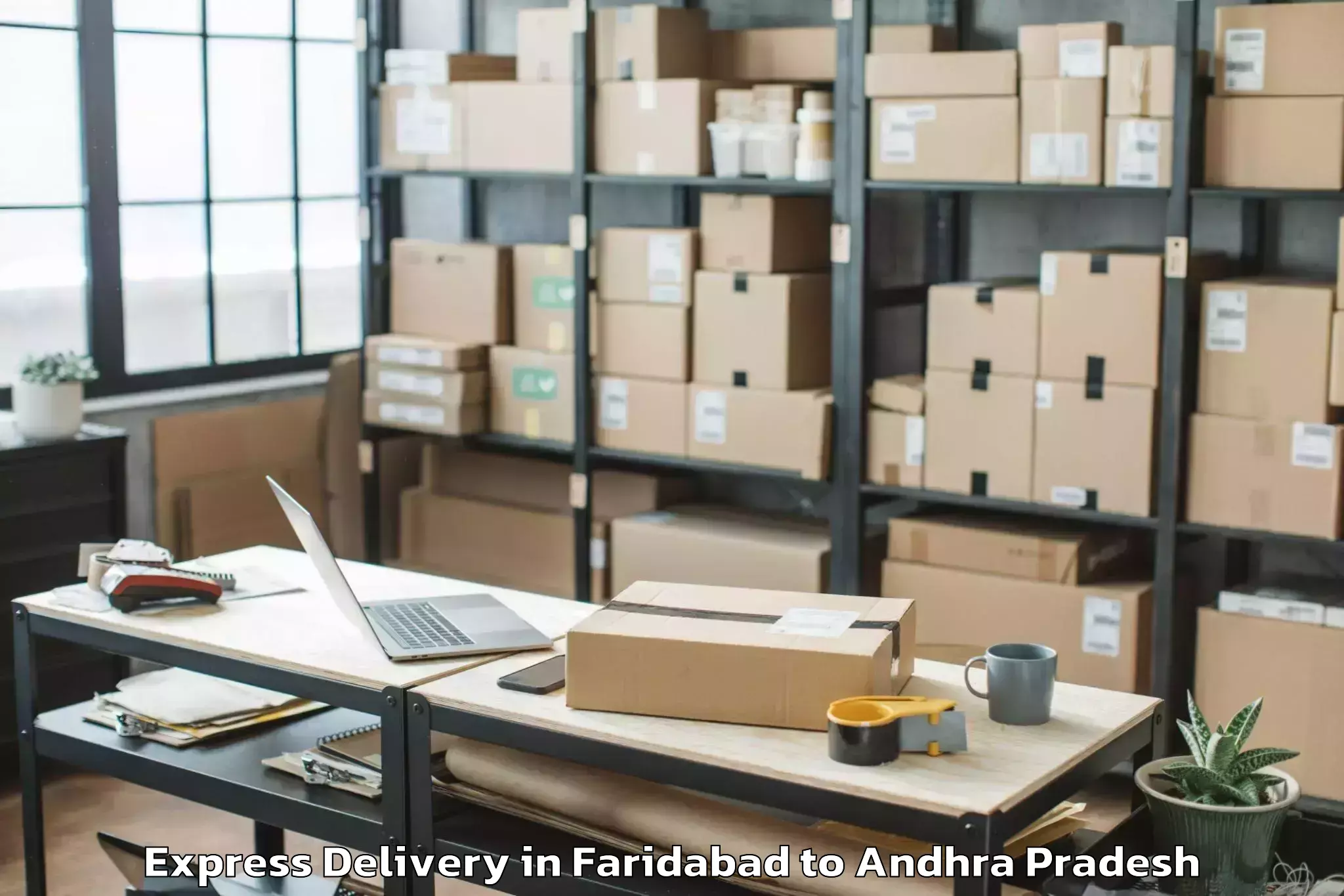 Leading Faridabad to Kalidindi Express Delivery Provider